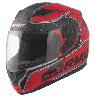 Germot Junior Helm GM 420 matt-rot/schwarz GM 00042013